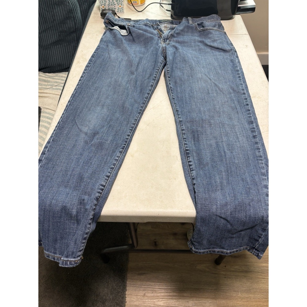 Lucky Brand 221 Jeans Mens 38x30 Original‎ Straight Blue Denim